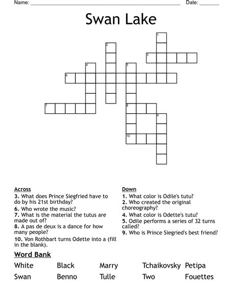 Prominent instrument in swan lake crossword - Find the latest crossword clues from New York Times Crosswords, ... Search Clear. Crossword Solver / lake-in-ireland. Lake In Ireland Crossword Clue. We found 20 possible solutions for this clue. We think the likely answer to this clue is ERNE. ... Prominent instrument in "Swan Lake" 3% 5 TAHOE: Lake house in Thanet ...Web